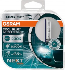 ΛΑΜΠΑ OSRAM D2S 12V+24V 35W P32d-2 XENARC COOL BLUE INTENSE NextGen. 6200K +150% 2ΤΜΧ